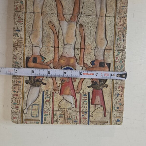 Veronese Egypt Coronation  Ptolemy VIII Wall Plaque Goddess's Wadjet & Nekhbet - Picture 3 of 4